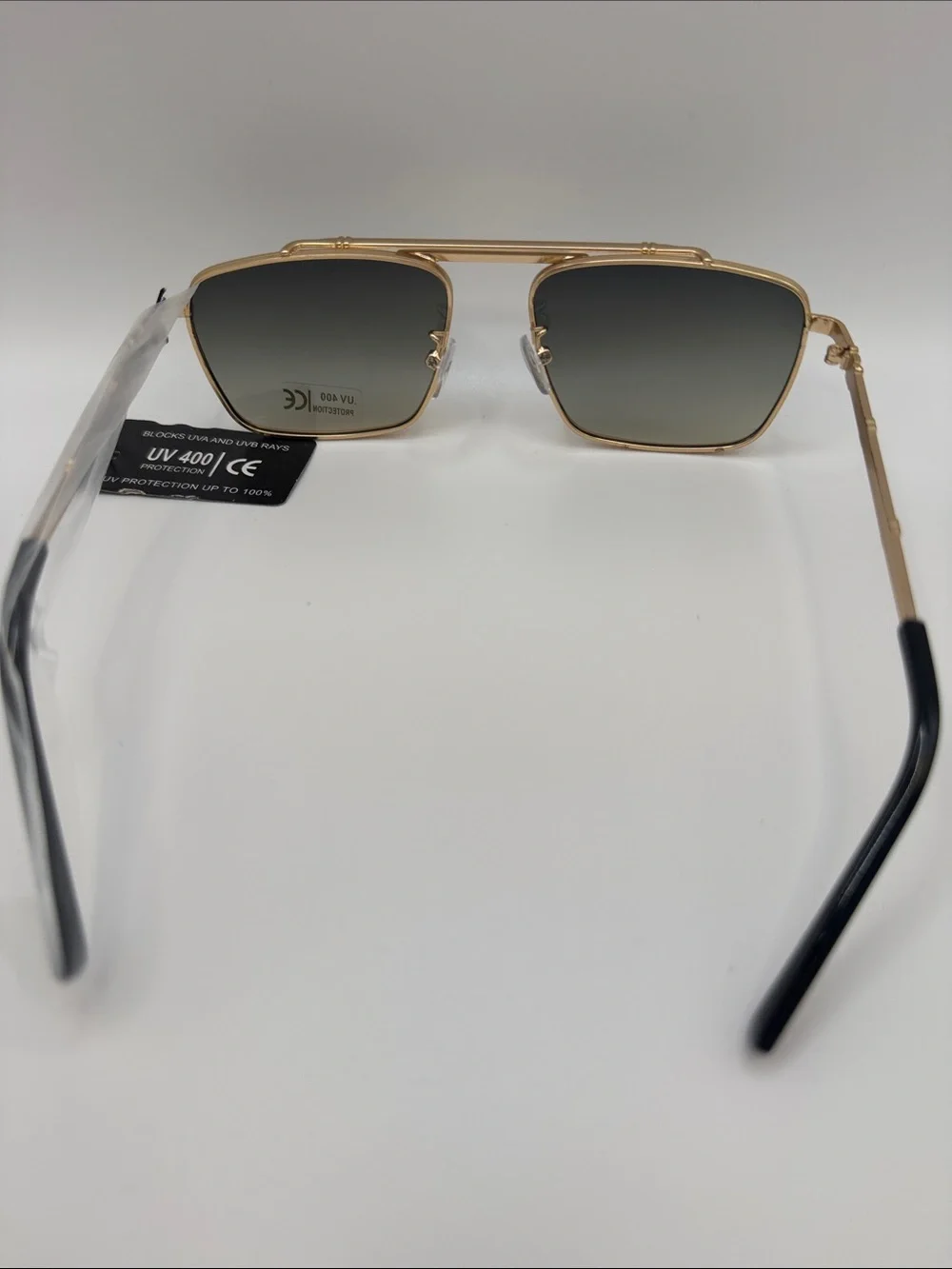 Gold Frame Grey Lens Women's Sunglasses